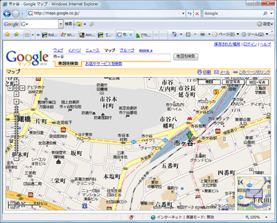 スクロール地図、Google Maps