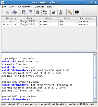 インポートの終了