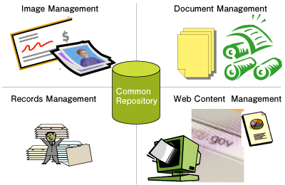 ECMの幅広い応用領域 出展:2005-2007 Alfresco Software, Inc., All Rights Reserved.