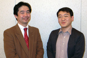 OSSTech　小田切 耕司氏（左）とリナックスアカデミー　濱野 賢一朗氏（右）